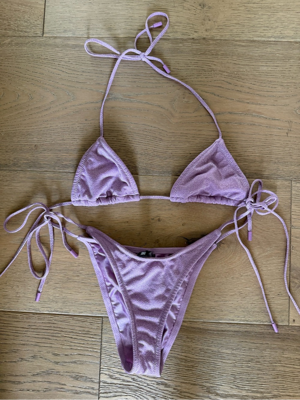 triangl swimwear Lilac Triangle Bikini Set